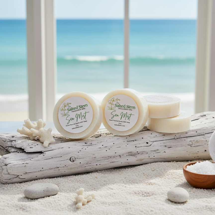 Artisan Goat's Milk Soap | Bar & Luffa Scrub