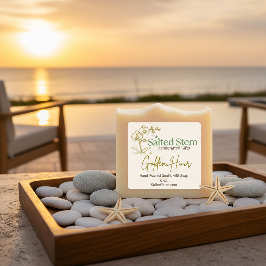 Artisan Goat's Milk Soap | Bar & Luffa Scrub