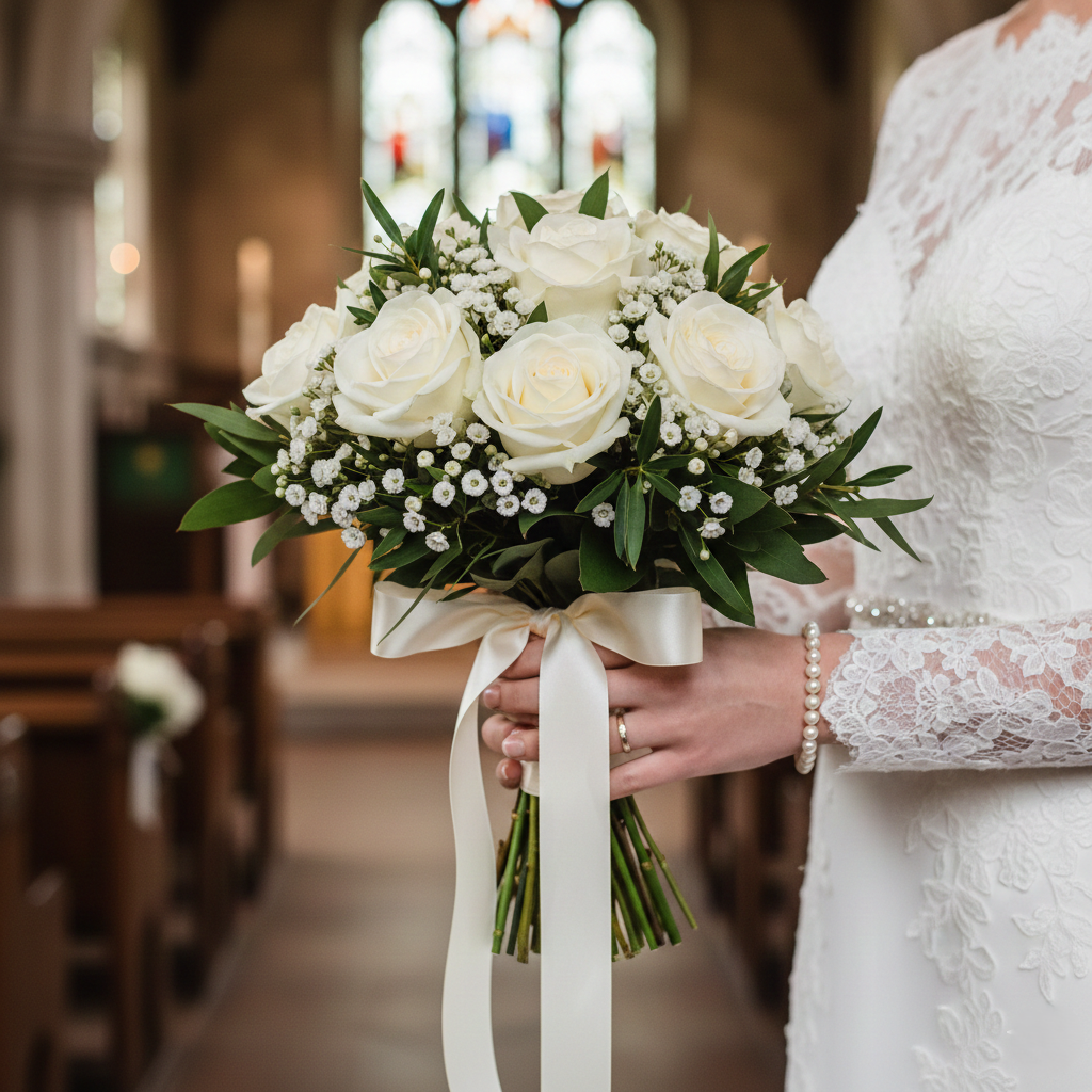 classic bridal bouquet wedding florist in panama city beach 30a cape san blas port st joe