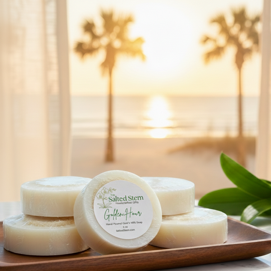 Artisan Goat's Milk Soap | Bar & Luffa Scrub