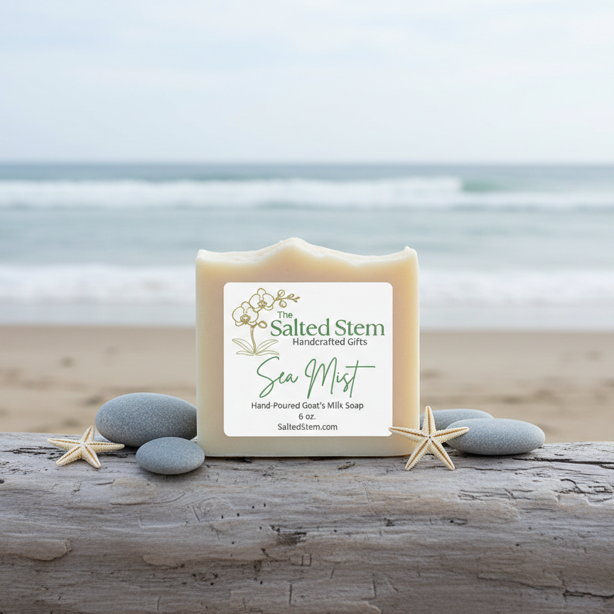 Artisan Goat's Milk Soap | Bar & Luffa Scrub
