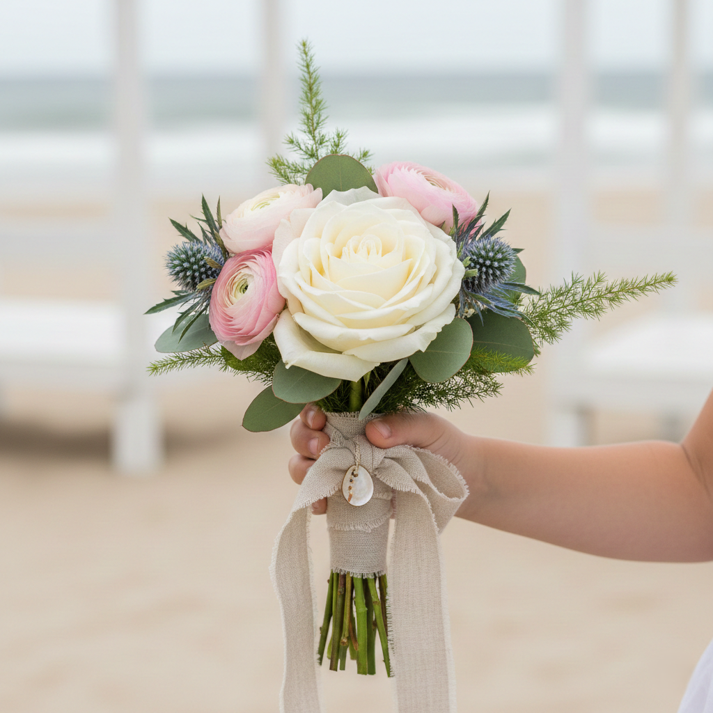 jr bridesmaid pixie bouquet wedding flower florist panama city beach 30a port st joe cape san blas